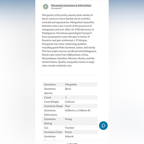 Peach Morganite 10k Rose Gold Diamond Ring 0.71ctw tiara crown princess wedding - Picture 5 of 11